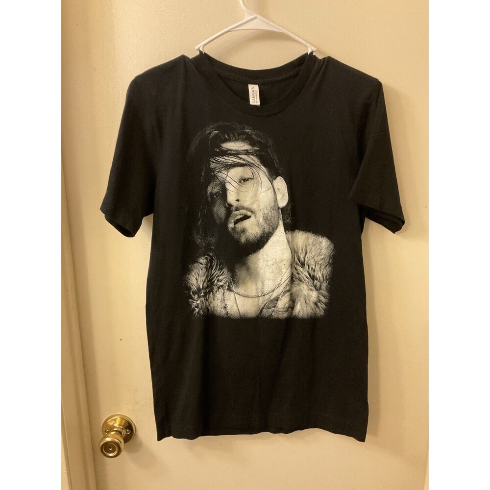Maluma Shirt Mens Small Black 2019 World Tour 2 Sided Columbian Raggaeton Latin